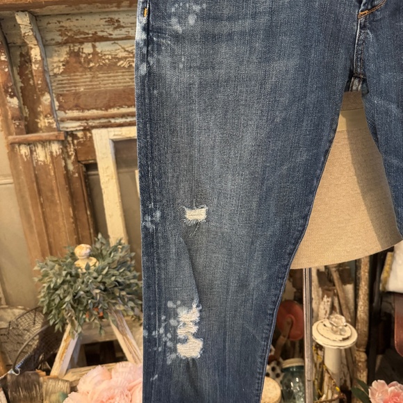 COH Citizens Of Humanity DYLAN DISTRESSED Drop Rise Cropped JEANS | 28 - Picture 5 of 13